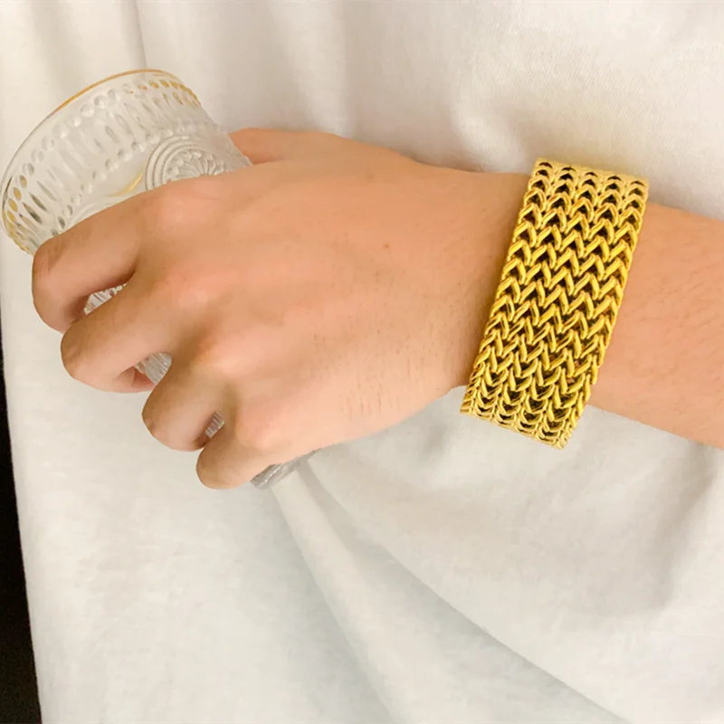 Mesh Polished Link Chain Bracelet - iRelax® Australia