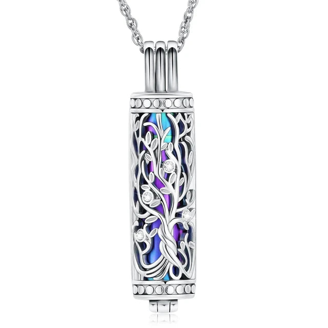 Cremation Jewellery Cylinder Urn Necklace Default Title - iRelax® Australia