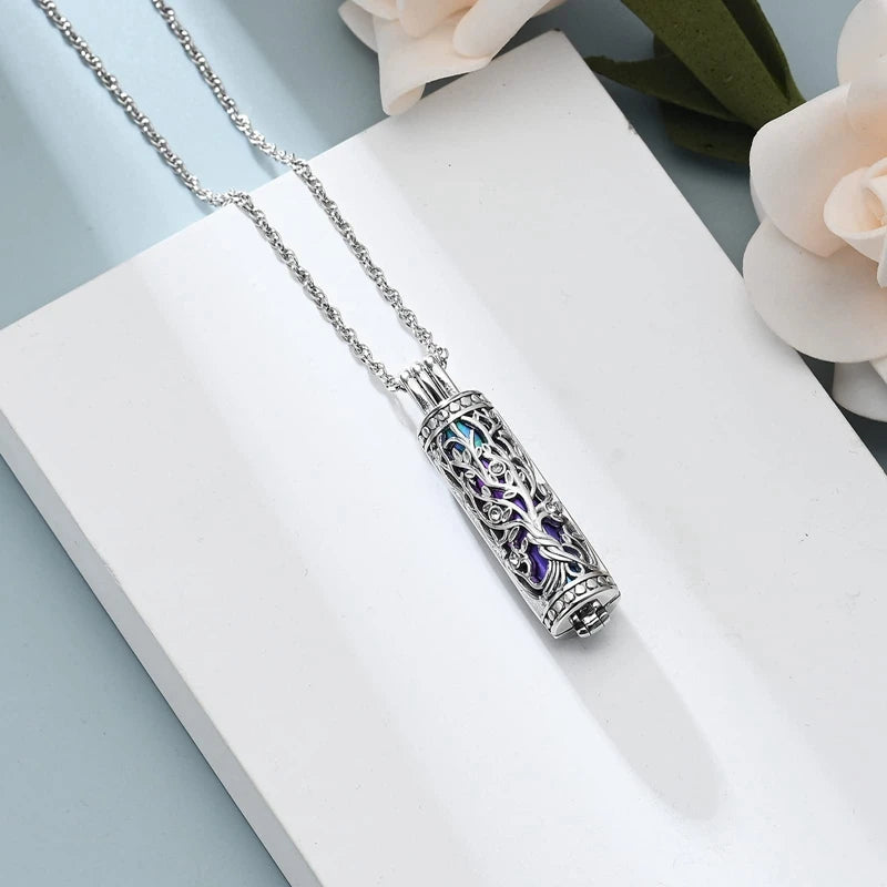 Cremation Jewellery Cylinder Urn Necklace - iRelax® Australia