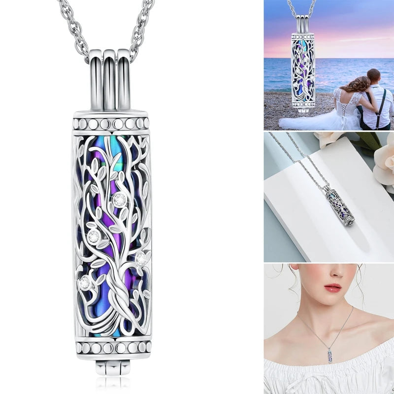 Cremation Jewellery Cylinder Urn Necklace - iRelax® Australia