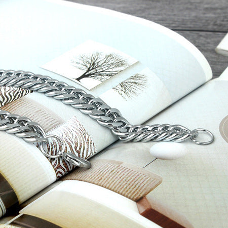 Pure Stainless Steel Thick Wide Flat Bracelet - iRelax® Australia