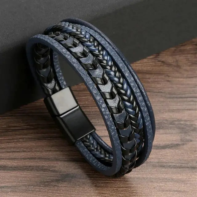 Classic Multilayer Leather Beaded Bracelet E3 - iRelax® Australia