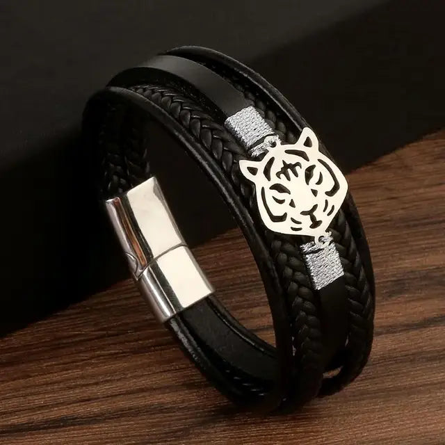 Classic Multilayer Leather Beaded Bracelet K1 - iRelax® Australia