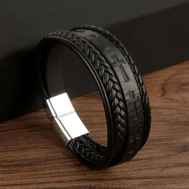 Classic Multilayer Leather Beaded Bracelet C3 - iRelax® Australia