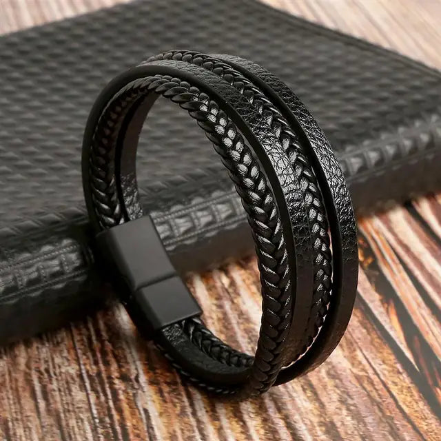 Classic Multilayer Leather Beaded Bracelet G2 - iRelax® Australia
