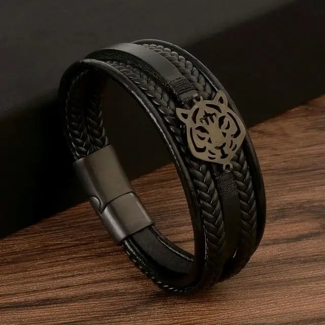 Classic Multilayer Leather Beaded Bracelet K2 - iRelax® Australia