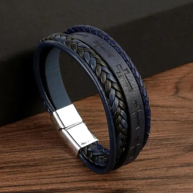Classic Multilayer Leather Beaded Bracelet C2 - iRelax® Australia
