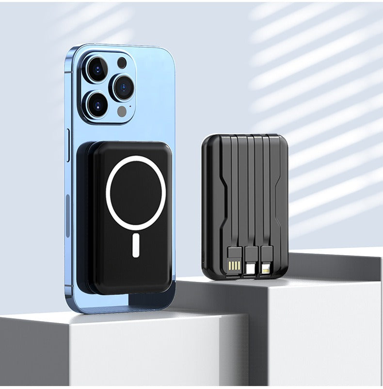 MagSafe Magnetic Mini Super Fast Wireless Power Bank Black - iRelax® Australia