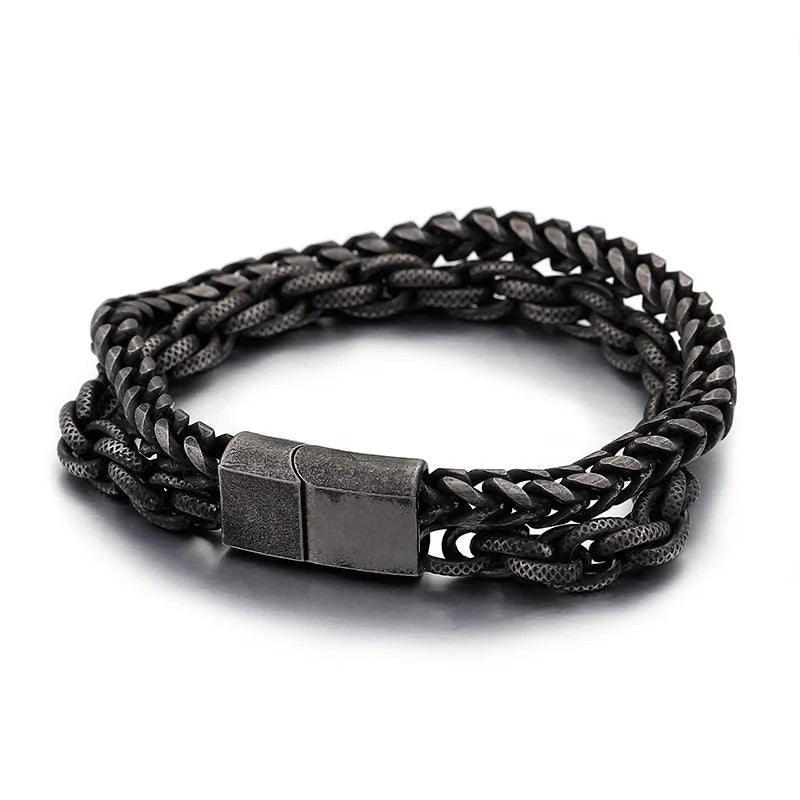 Double-Layer Stainless Steel Exquisite Magnetic Buckle Bracelet - iRelax® Australia