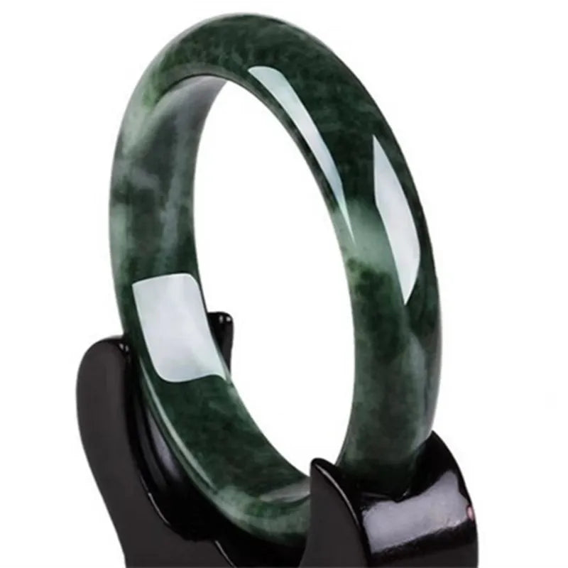Natural Emerald Oil Cyan Jade Luxury Bracelet - iRelax® Australia