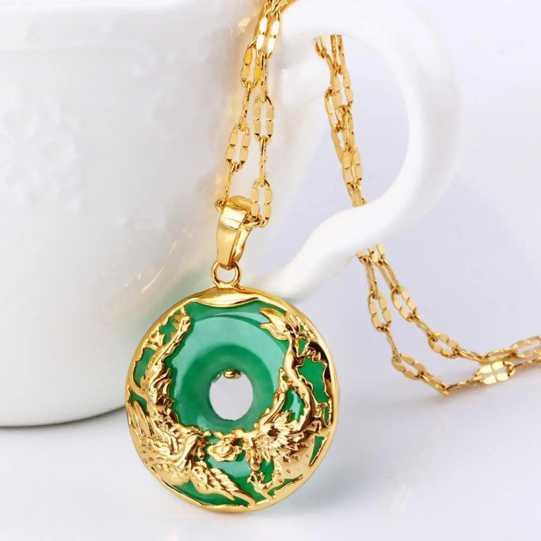 Natural Green Hetian Jade Pendant - iRelax® Australia
