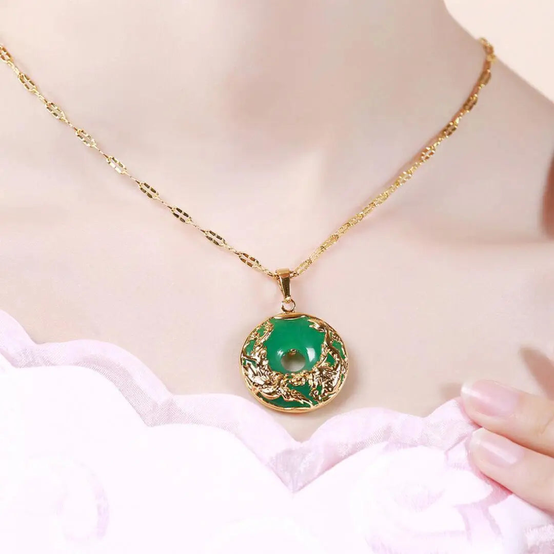 Natural Green Hetian Jade Pendant - iRelax® Australia