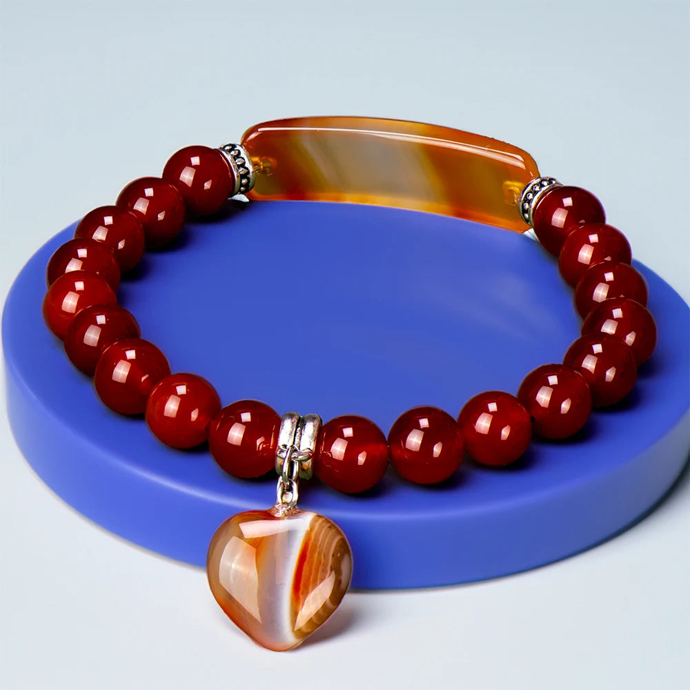 Natural Moonstone Jade Beaded Bracelet - iRelax® Australia