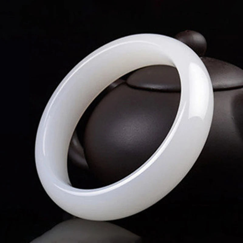 Natural White Luxury Marble Bangle - iRelax® Australia