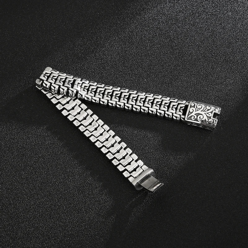 Vintage Punk Style Stainless Steel Link Chain Bracelet - iRelax® Australia