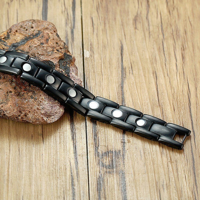 Magnetic Stainless Steel Triforce Charm Strap Bracelet - iRelax® Australia