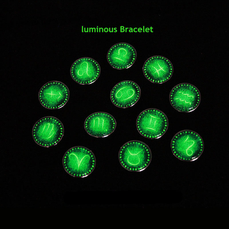 12 Constellation Luminous Leather Bracelet - iRelax® Australia