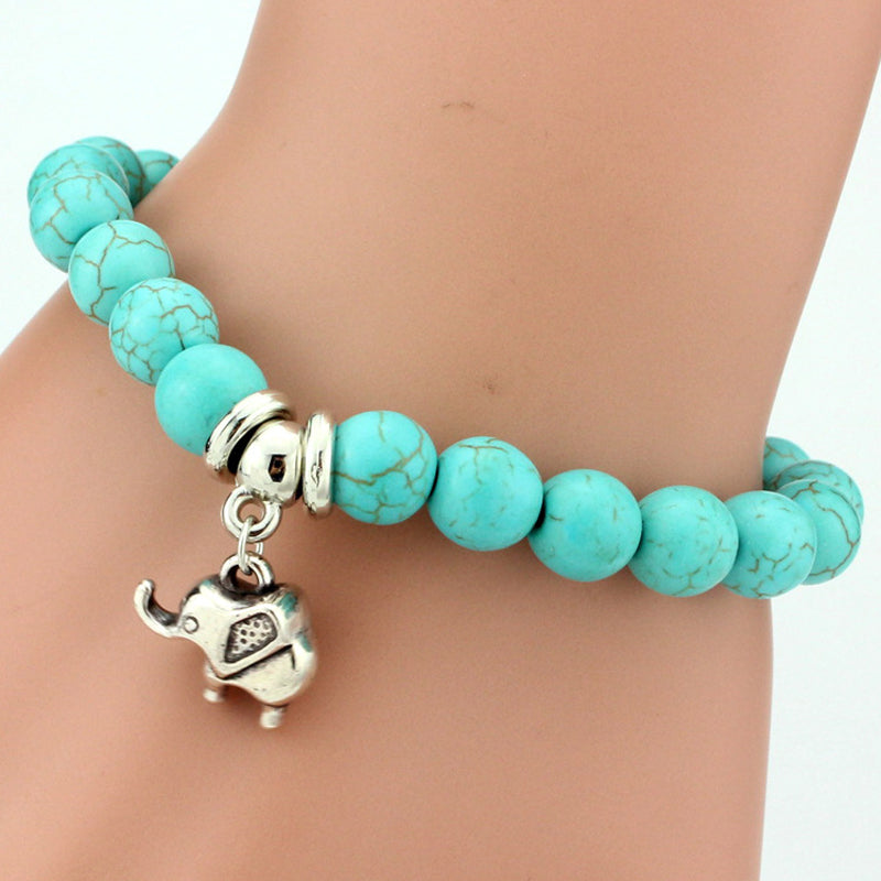 Vintage Boho Charm Natural Stone Bracelet - iRelax® Australia