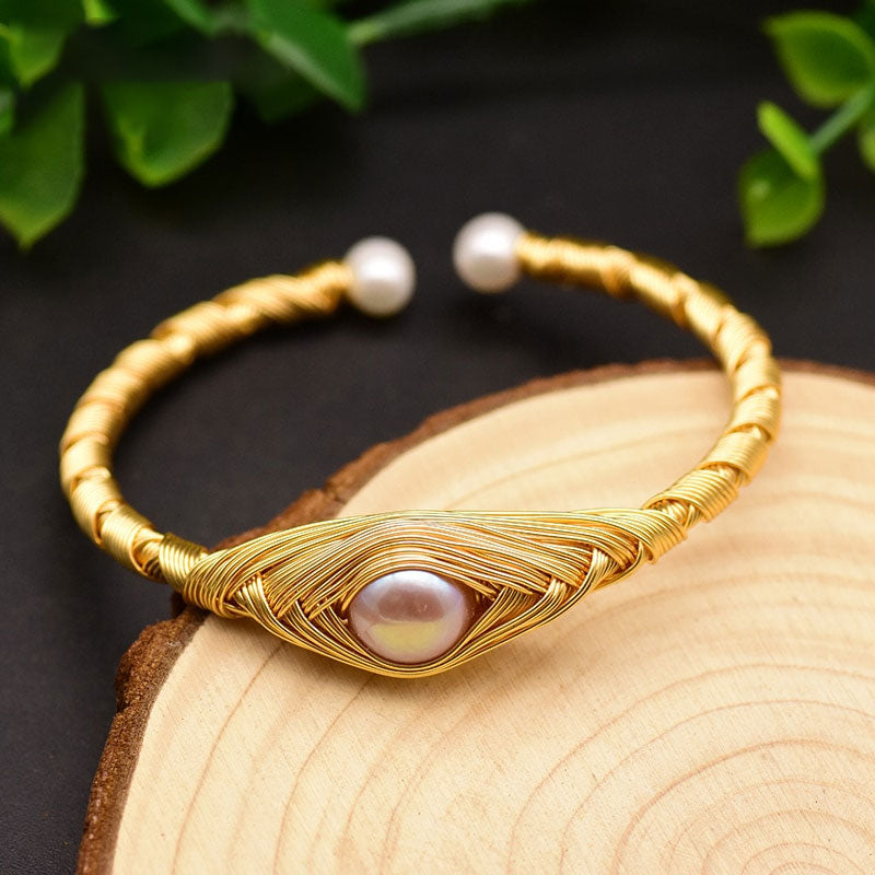 Natural Fresh Water Purple Pearl Bracelet - iRelax® Australia
