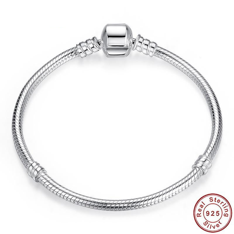 925 Sterling Silver Snake Chain Bracelet - iRelax® Australia