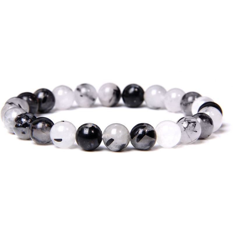 Natural Healing Energy Polished Bracelet Rutilated Quartz - iRelax® Australia