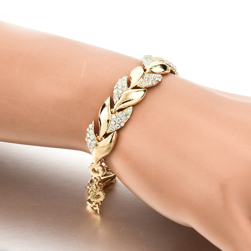 18K Gold Plated Leaf Bracelet - iRelax® Australia