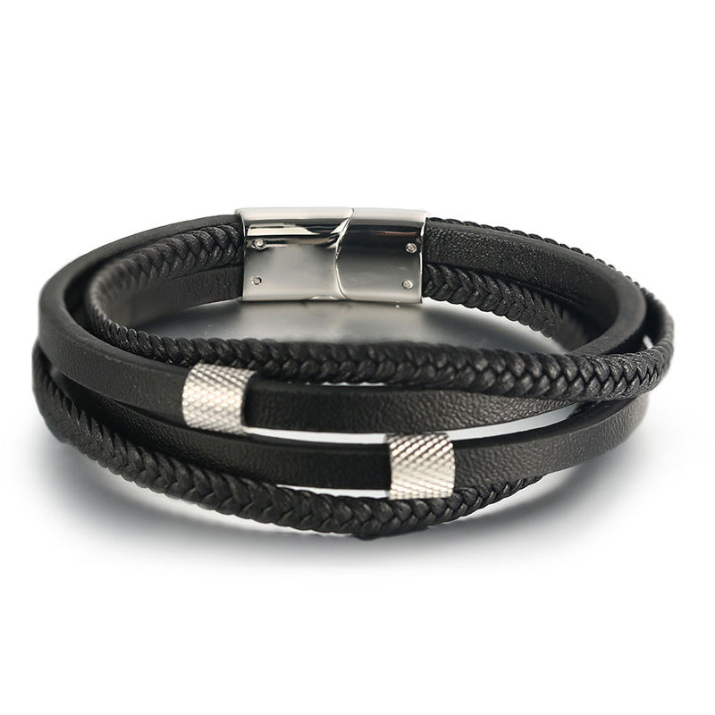 Woven Simple Fashion Trendy Men's Bracelet Default Title - iRelax® Australia