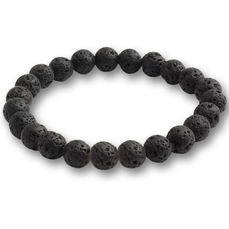 Black Lava Natural Stone Beads Bracelets - iRelax® Australia