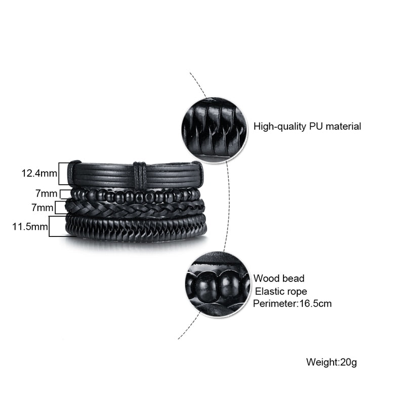 4pcs Set Adjustable Length Bohemia Bracelets - iRelax® Australia