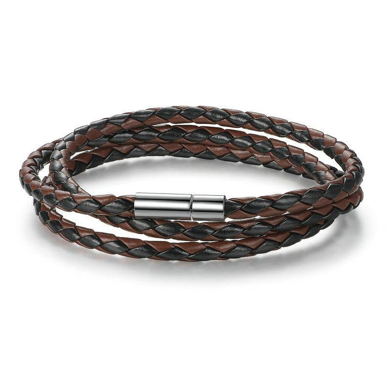 Leather Wrap Bracelet with Magnet Clasp - iRelax® Australia