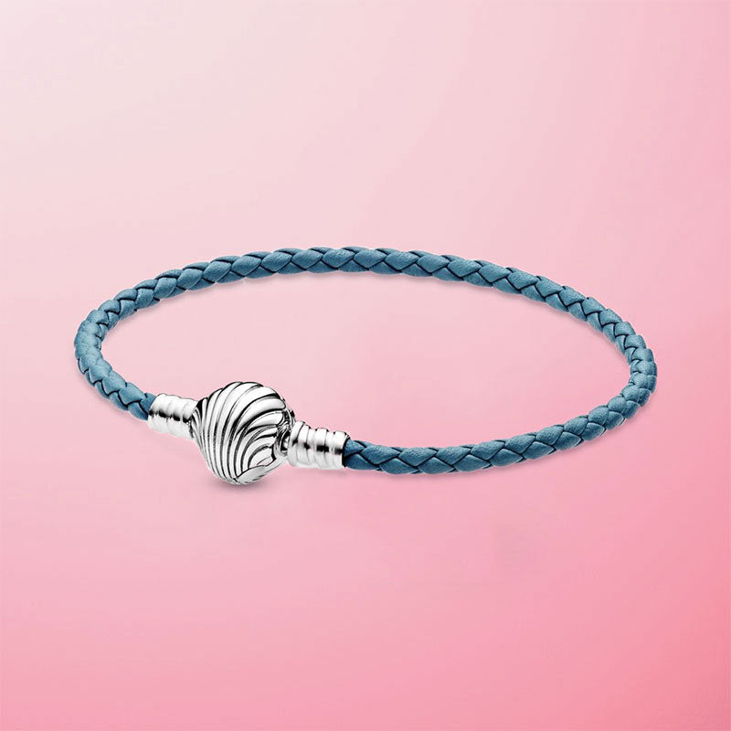 Seashell Pandora Turquoise Bracelet Retired Pandora Single Pink