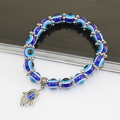Handmade Evil Eye Beads Elastic Bracelet - iRelax® Australia