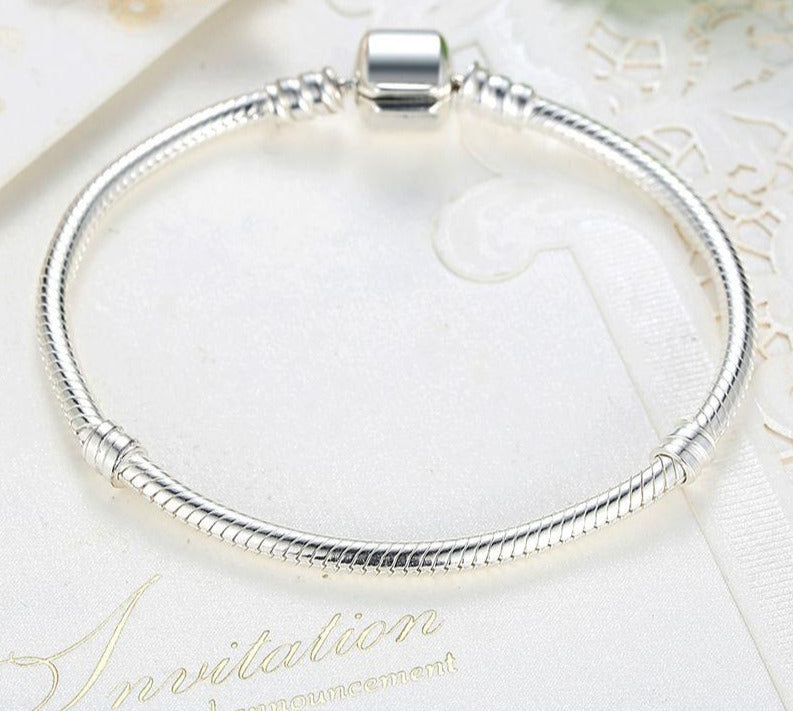 925 Sterling Silver Snake Chain Bracelet - iRelax® Australia