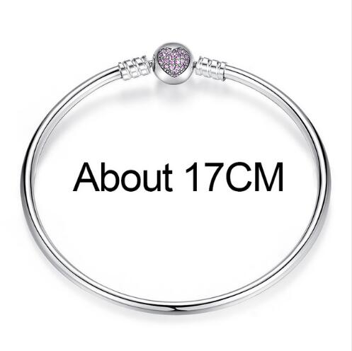 925 Sterling Silver Snake Chain Star Bracelet Heart 17 cm - iRelax® Australia