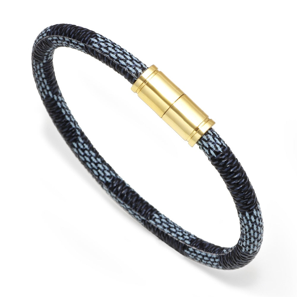 Leather Bracelets with Magnetic Clasp Black - iRelax® Australia