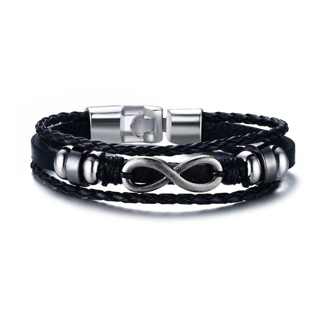 Genuine Leather Men Bracelet - iRelax® Australia