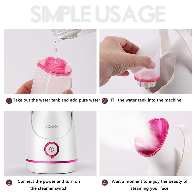 Facial Steamer Gentle and Deap Cleaning - iRelax® Australia