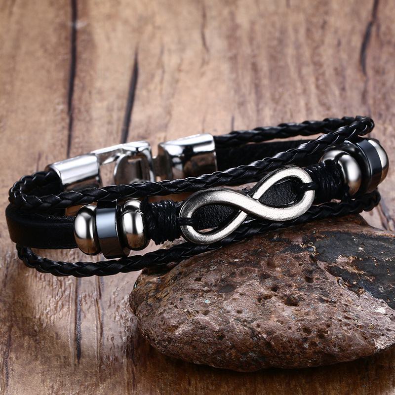 Genuine Leather Men Bracelet - iRelax® Australia
