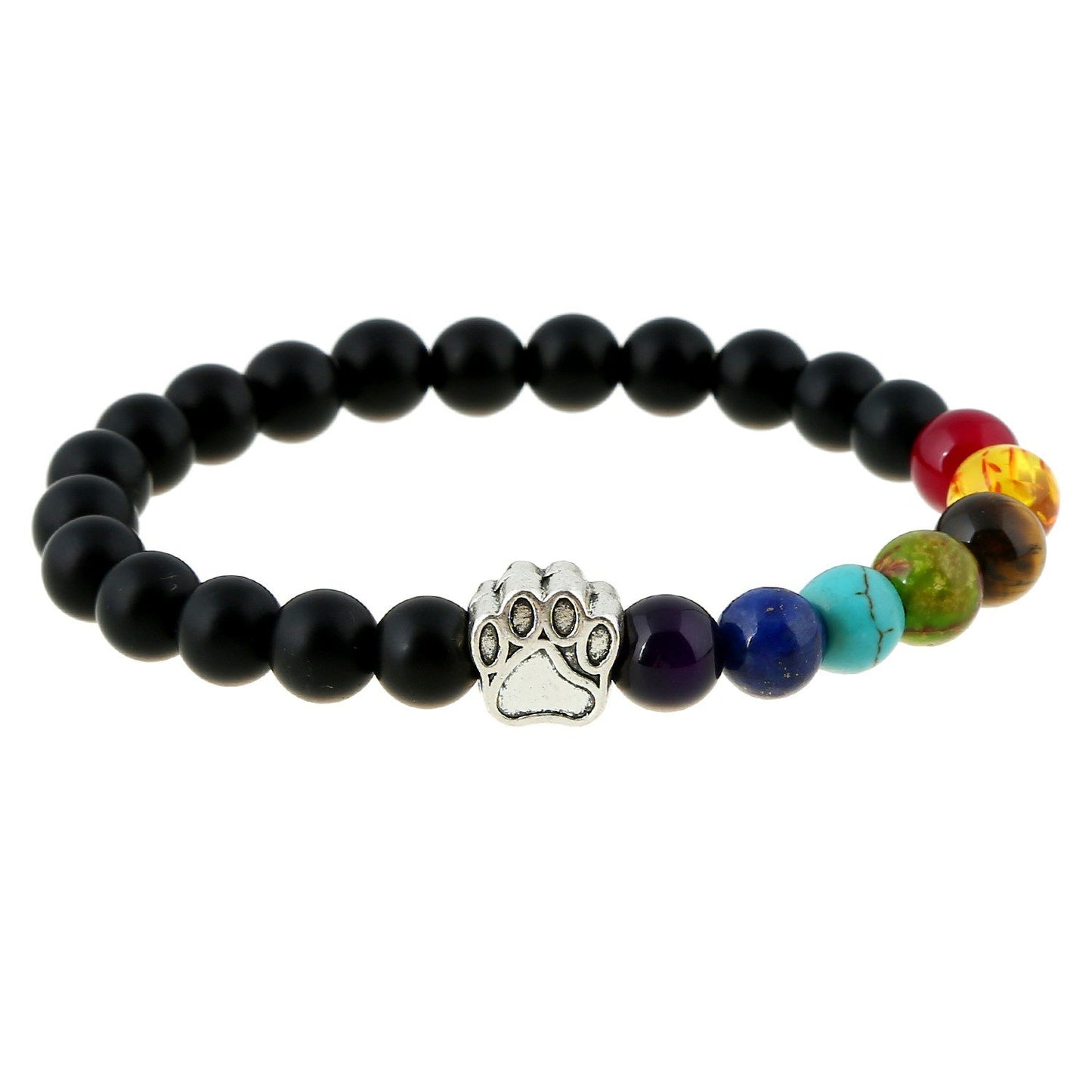 Natural Stone Bead Dog Paw Bracelet - iRelax® Australia
