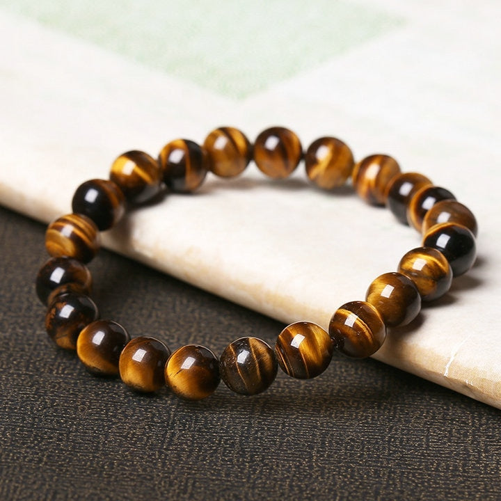 Tiger's Eye Stone Bracelet 8MM - iRelax® Australia