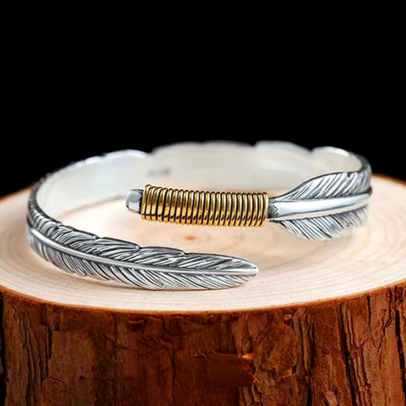 Fashion Creative Feather Cuff Bracelet - iRelax® Australia