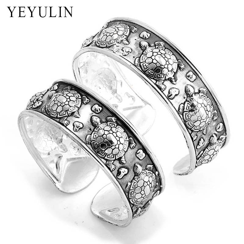 Gypsy Bohemian Classic Handmade Tibetan Carved Plum Cuff Bracelets Style 10 - iRelax® Australia