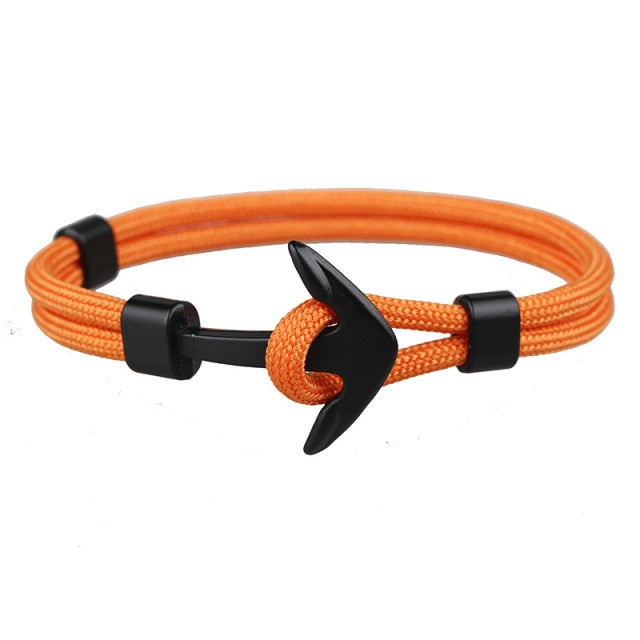 Anchor Bracelet Survival Rope Orange - iRelax® Australia
