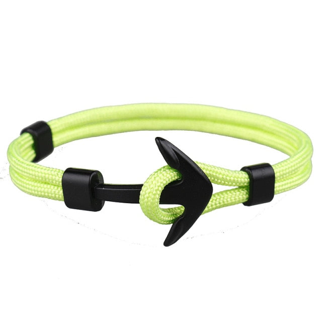 Anchor Bracelet Survival Rope Light Green - iRelax® Australia