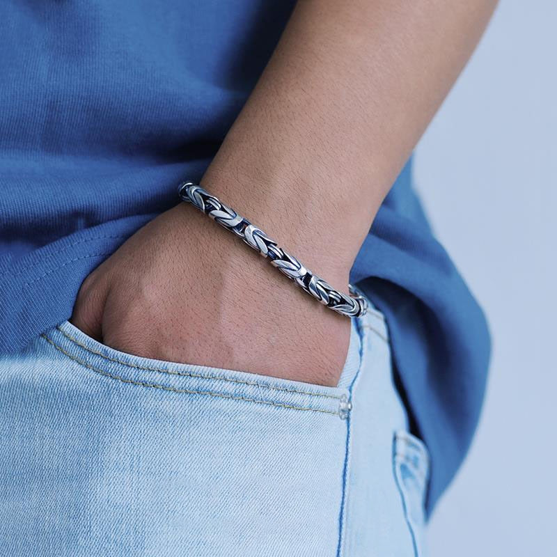 Retro Styled Hip Hop Men's Safe Braided Bracelet - iRelax® Australia