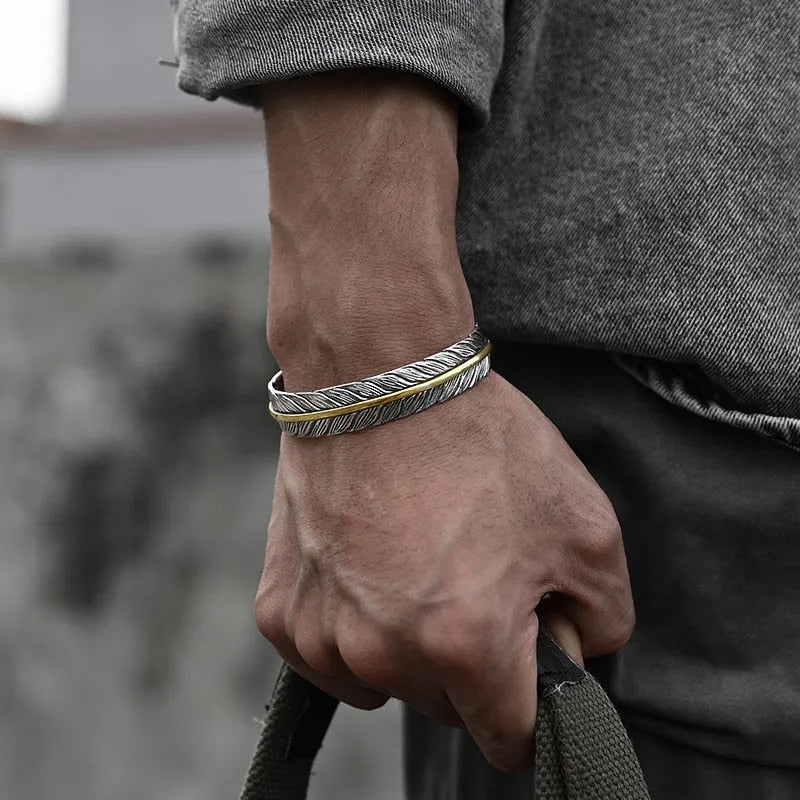 Retro Viking Totem Rune Men's Bracelet AL4046-Silver-Men - iRelax® Australia
