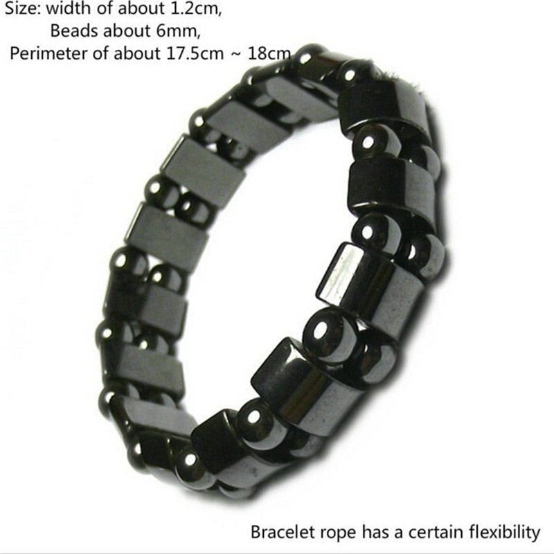 Magnetic Black Stone Slimming Therapy Bracelet - iRelax® Australia