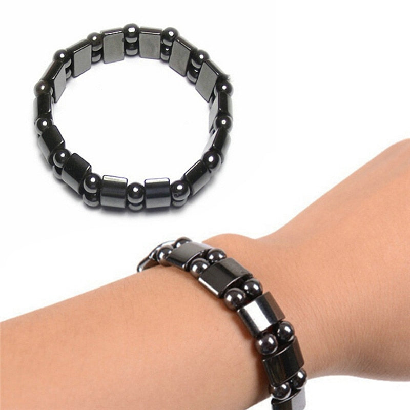 Magnetic Black Stone Slimming Therapy Bracelet - iRelax® Australia