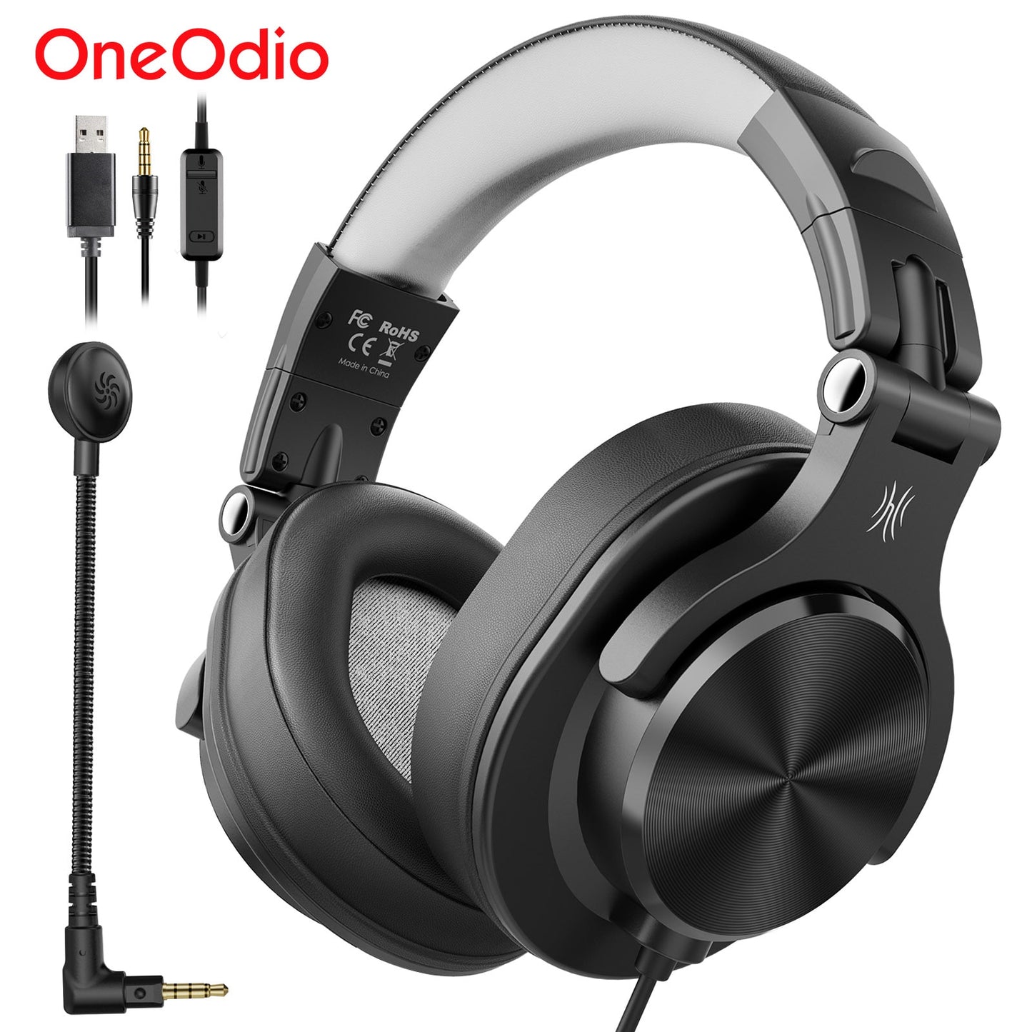 OneOdio A71D Wired Computer Gaming Headset With Detachable Microphone - iRelax Australia