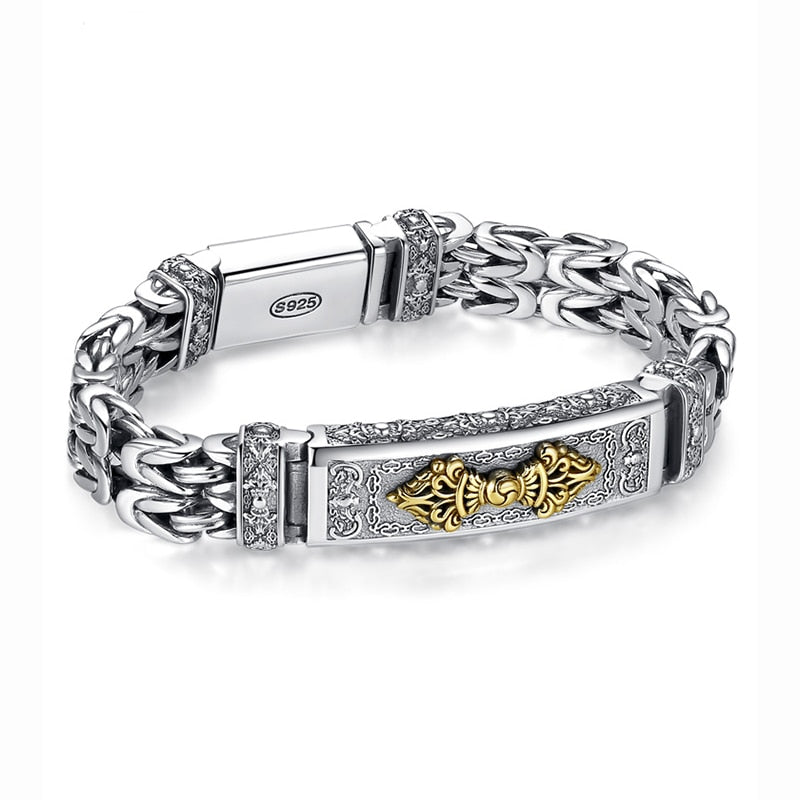 Retro Peace Pattern Hipster Style Men's Bracelet 22cm - iRelax® Australia